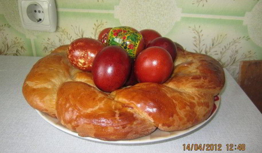 Рецепт пасхального венка