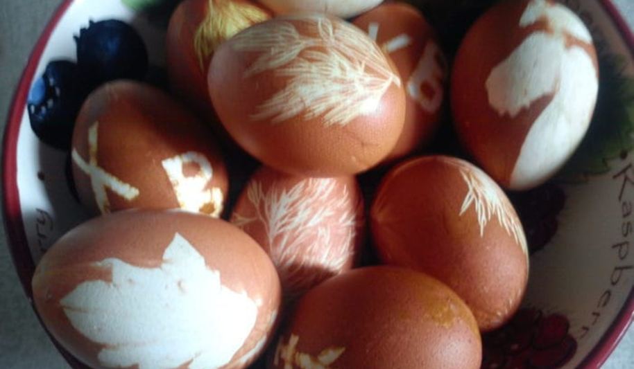 Рецепт пасхальных яичек