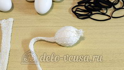 пасхальные яйца в сетку