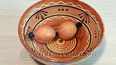 пасхальные яйца в сетку