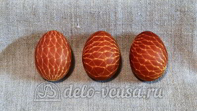 пасхальные яйца в сетку