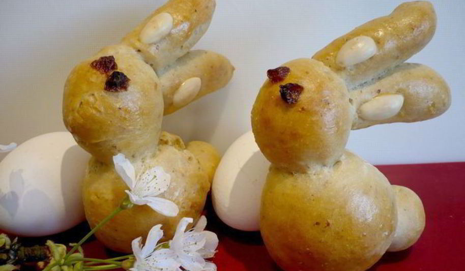 Рецепт пасхальных зайцев в темно-синем лесу