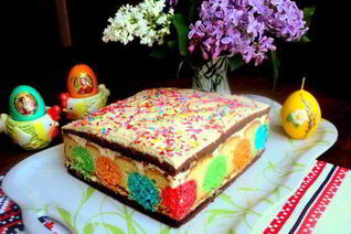 Пляцок пасхальный Писанки