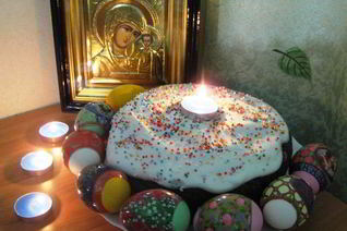 Шоколадный кулич на сливочках