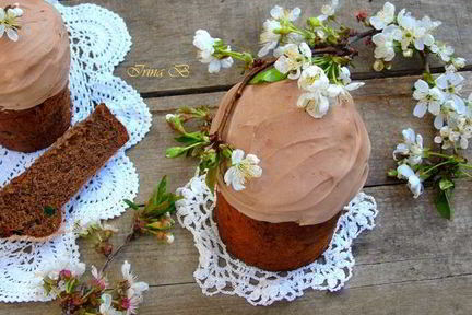 Шоколадный кулич