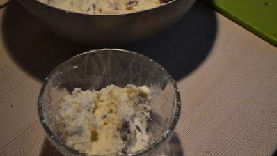 сливочная пасха с грецкими орехами и финиками