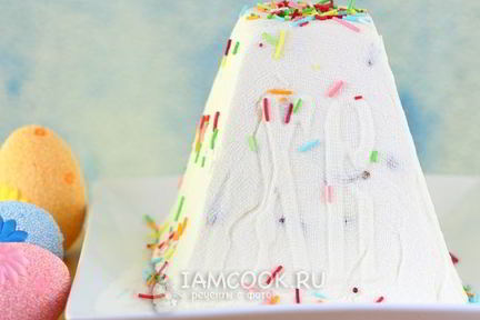 Царская творожная пасха без выпечки