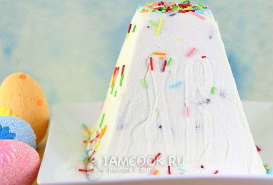 Царская творожная пасха без выпечки