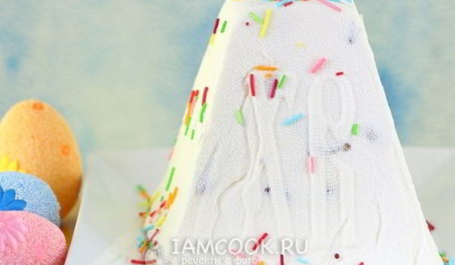 Рецепт царской творожной пасхи без выпечки