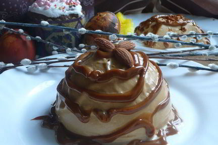 Творожная пасха с вареной сгущенкой