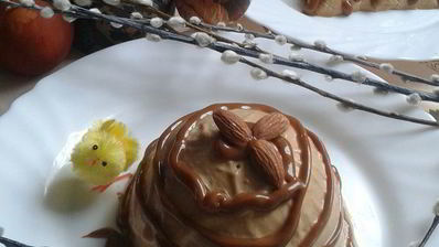 творожная пасха с вареной сгущенкой