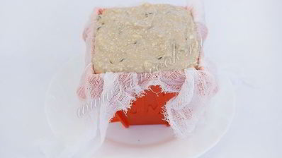 творожная пасха шоколадная с сухофруктами