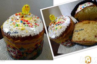 Творожный кулич