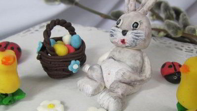 украшение на пасхальный торт
