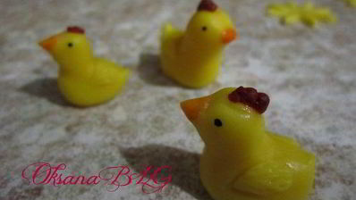 украшение на пасхальный торт