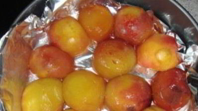 персиковый пудинг