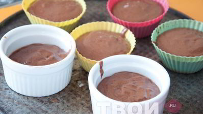 шоколадный десерт