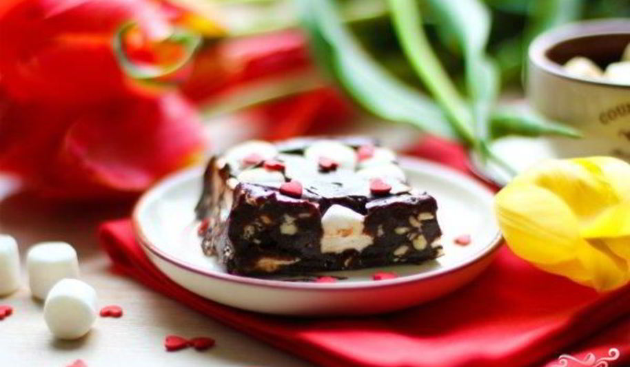 Рецепт шоколадного фаджа с маршмеллоу