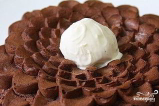 Шоколадный пудинг в микроволновке