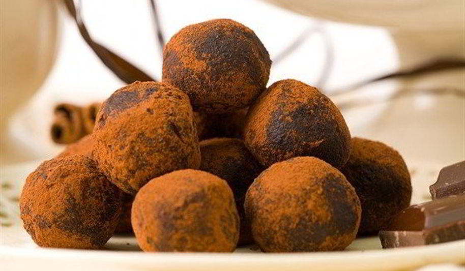 Рецепт шоколадных трюфелей с каштанами