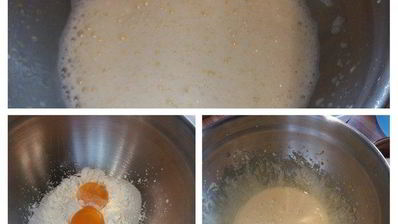 сладкая вертушка с пудингом и малиной