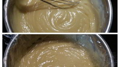 сладкая вертушка с пудингом и малиной