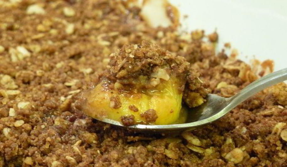 Рецепт сливового крамбла