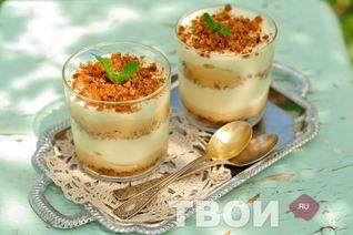 Слоеный десерт Банановый пудинг