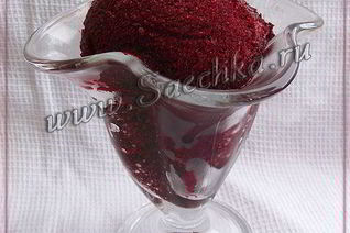 Сорбет с жимолостью