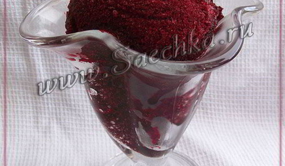 Рецепт сорбета с жимолостью