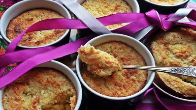 ананасовое суфле с кокосом