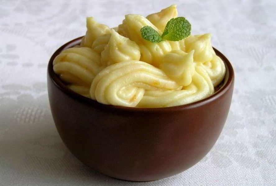 Апельсиновое суфле с заварным кремом