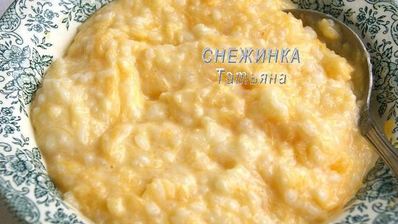 ароматные фрикадельки под рисово-тыквенным суфле