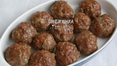 ароматные фрикадельки под рисово-тыквенным суфле