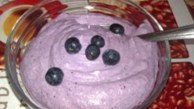 черничное суфле