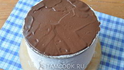 черно-белый торт-суфле