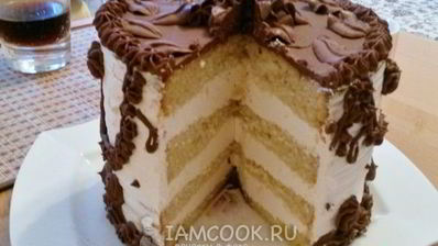 черно-белый торт-суфле