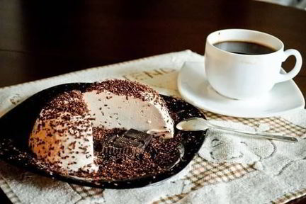 Диетическое суфле с горьким шоколадом