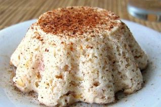 Легкое творожное суфле с яблоком в микроволновке