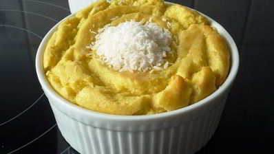 нежное мангово-кокосовое суфле