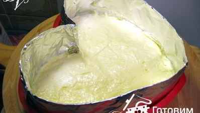 нежный торт-суфле с вишней