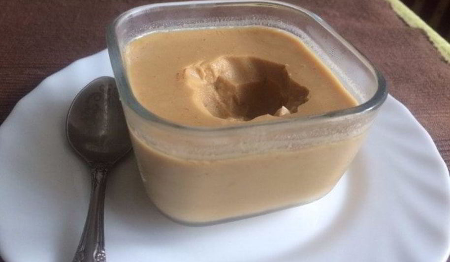 Рецепт низкокалорийного молочно-карамельного суфле