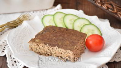 печеночное суфле с овощами