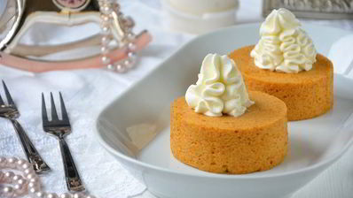 пряное тыквенное суфле с отрубями