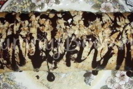 Рулет с нежным — суфле кремом