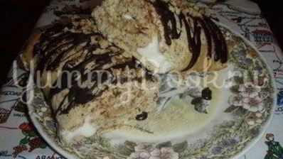 рулет с нежным — суфле кремом