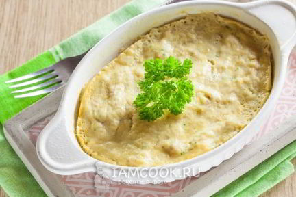 Рыбное суфле в микроволновке