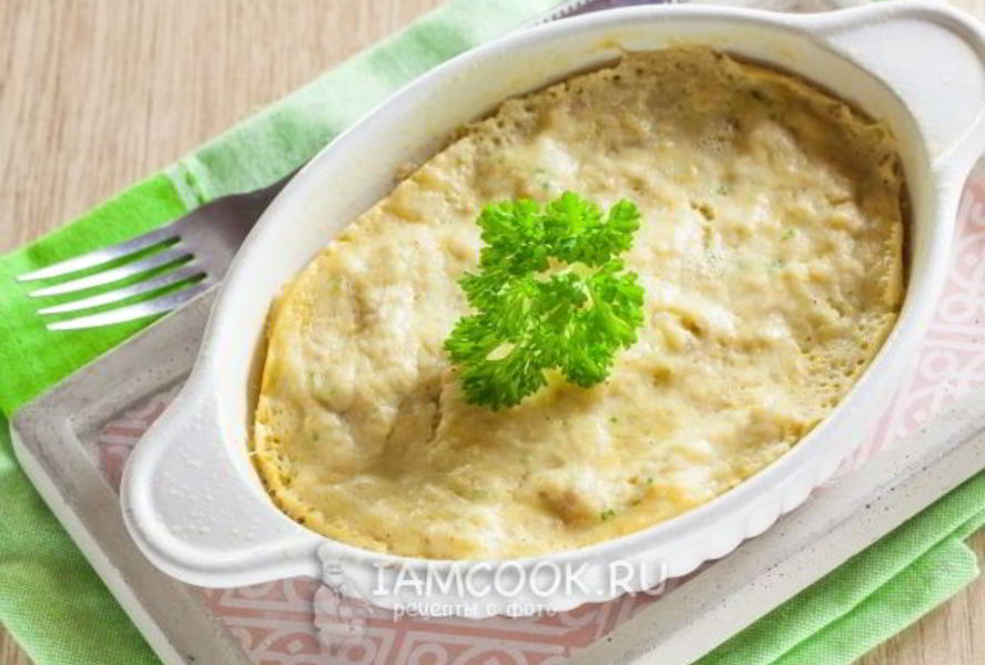 Рыбное суфле в микроволновке