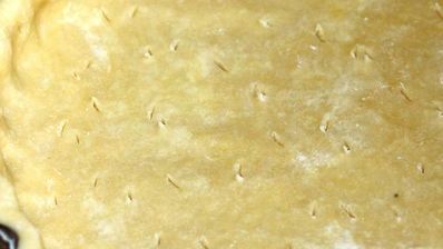 сладкий киш с творожным суфле и абрикосами