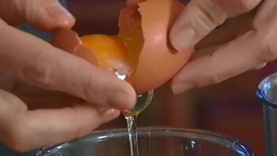 сливочное суфле с красной икрой